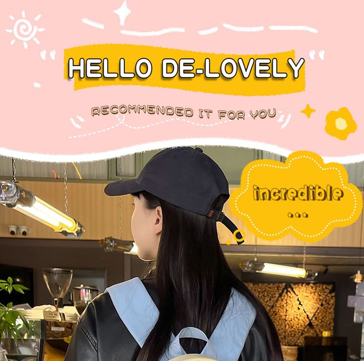 Bag Lettering Set / Applique Nylon Buckled Backpack Charm