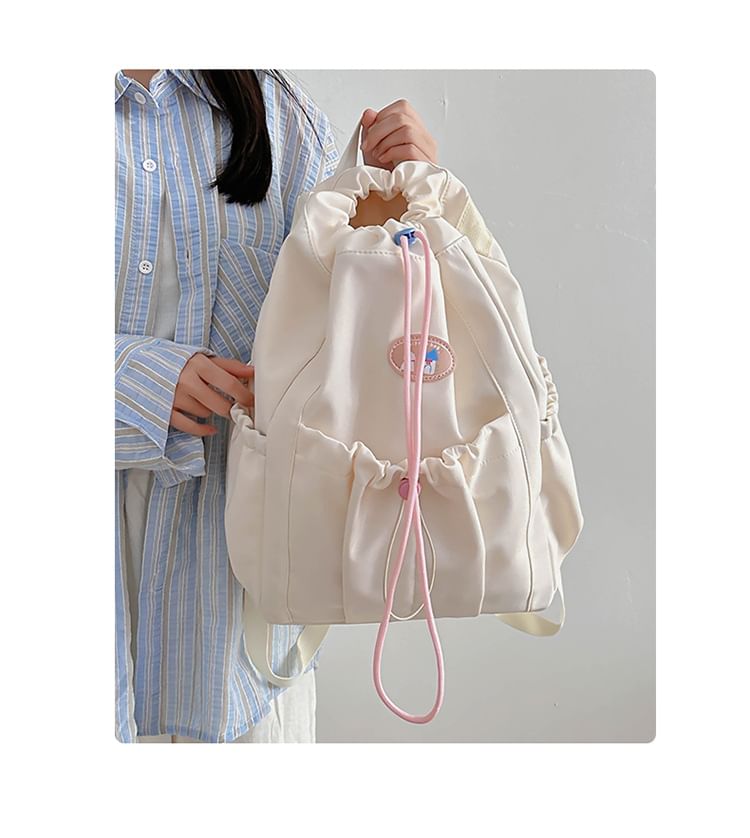 Backpack Drawstring Nylon Applique