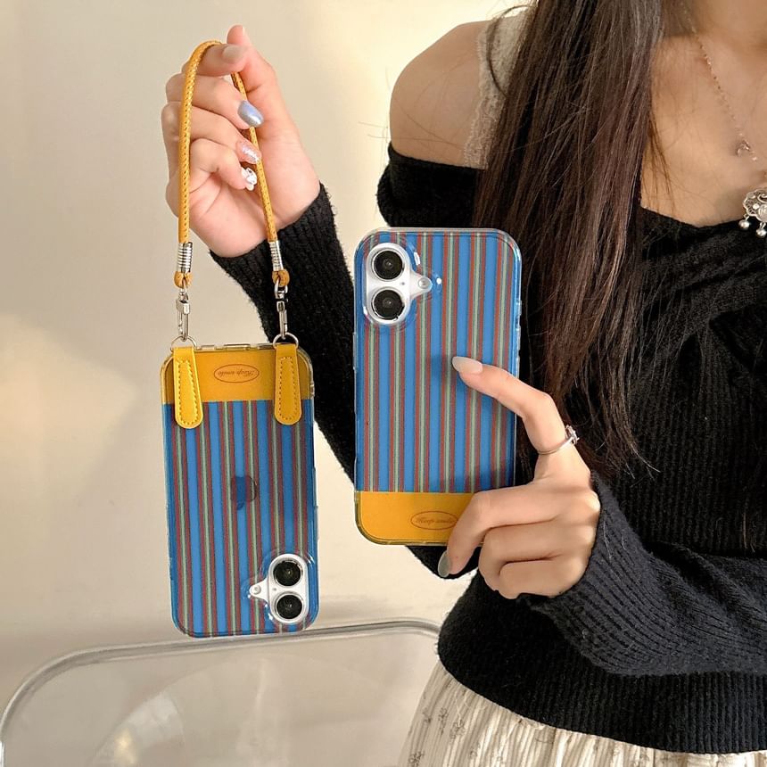 Case Striped Strap / Set Phone