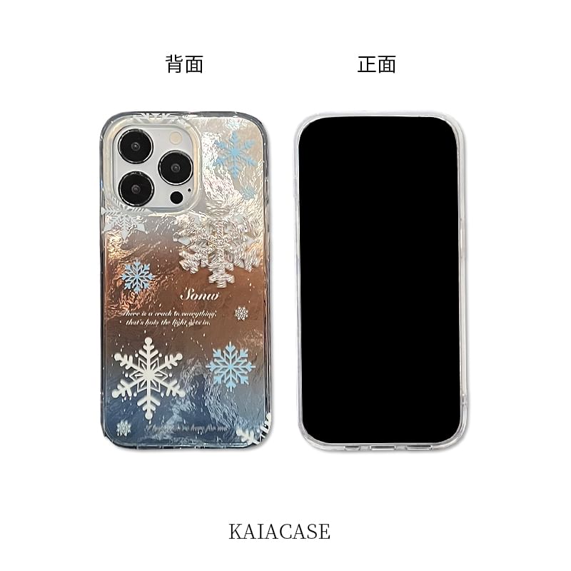 Case Phone Snowflake