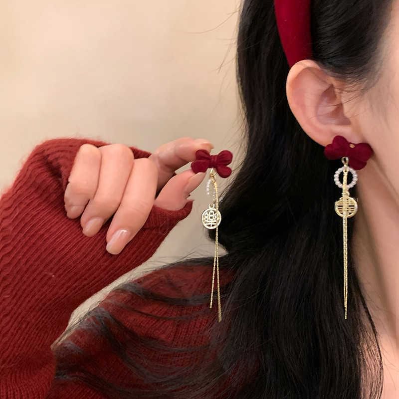 Earring Stud Designs) Dangle / (Various Drop Bow