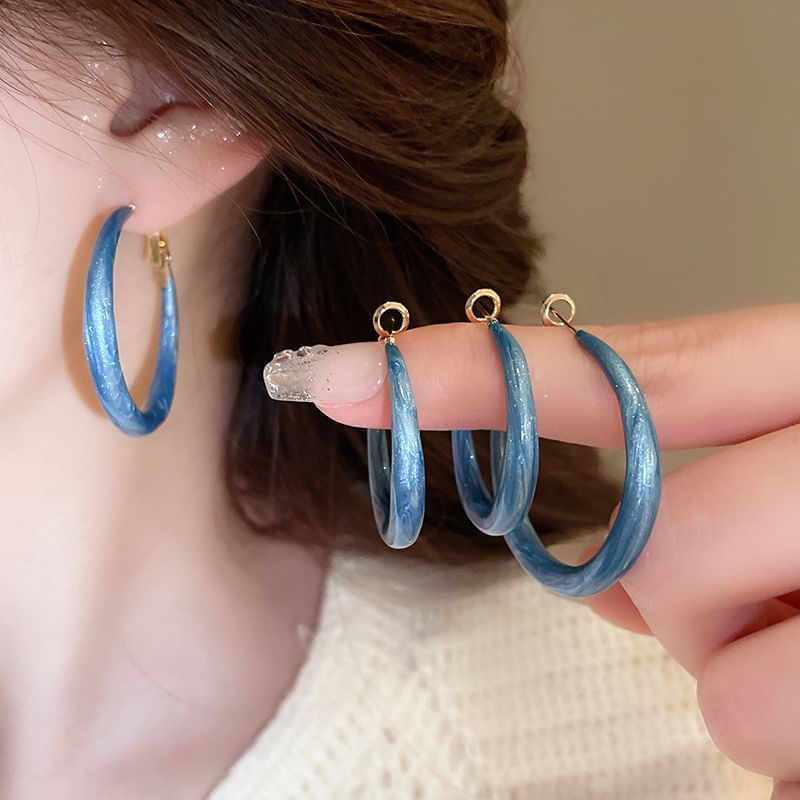 Earring Hoop Glitter