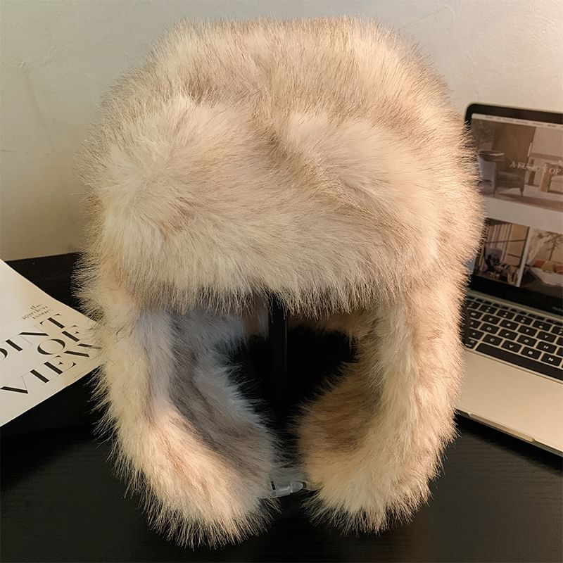 Trapper Plain Hat Fluffy