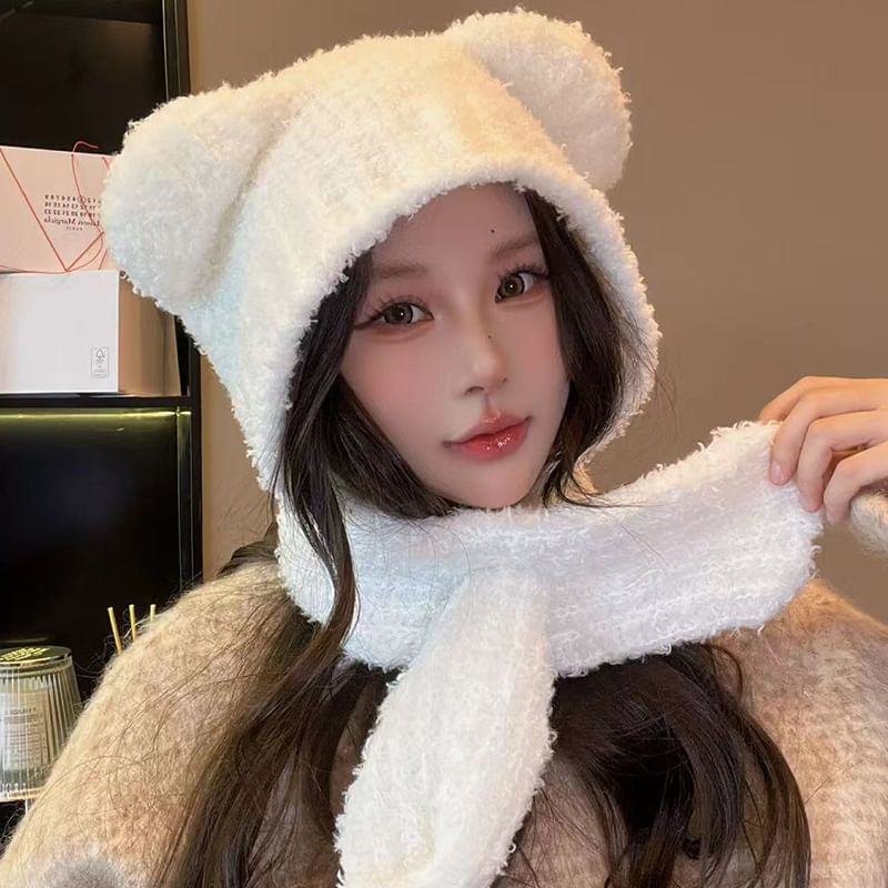 Balaclava Ear Knit Bear