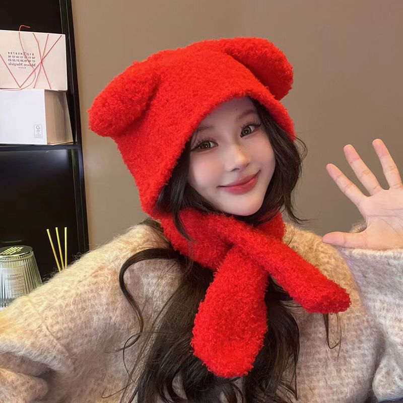 Balaclava Ear Knit Bear