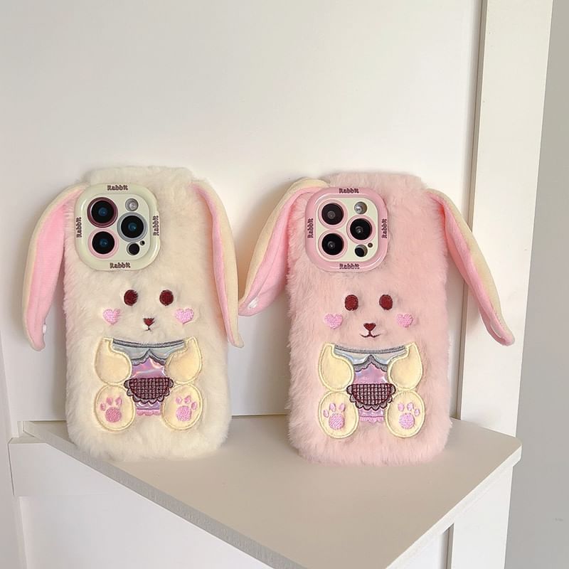 Chenille Rabbit Case Phone