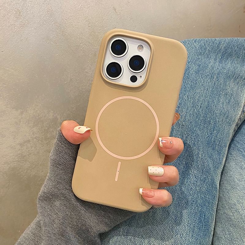 Phone Magnetic Case with Plain (Compatible MagSafe)