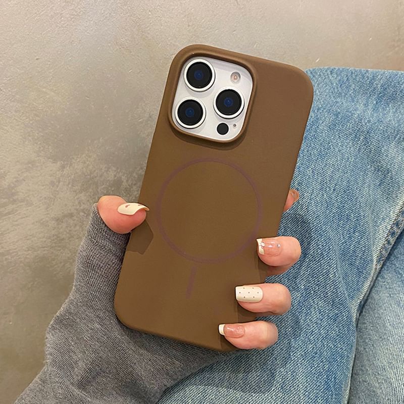 with Magnetic MagSafe) Plain Phone Case (Compatible