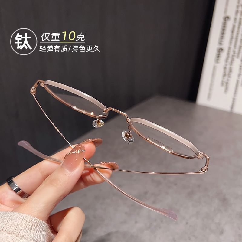 Frame Hexagon Eyeglasses