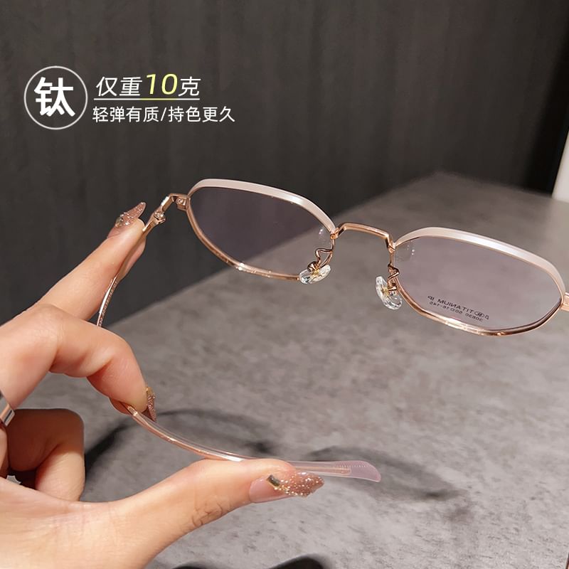 Frame Hexagon Eyeglasses