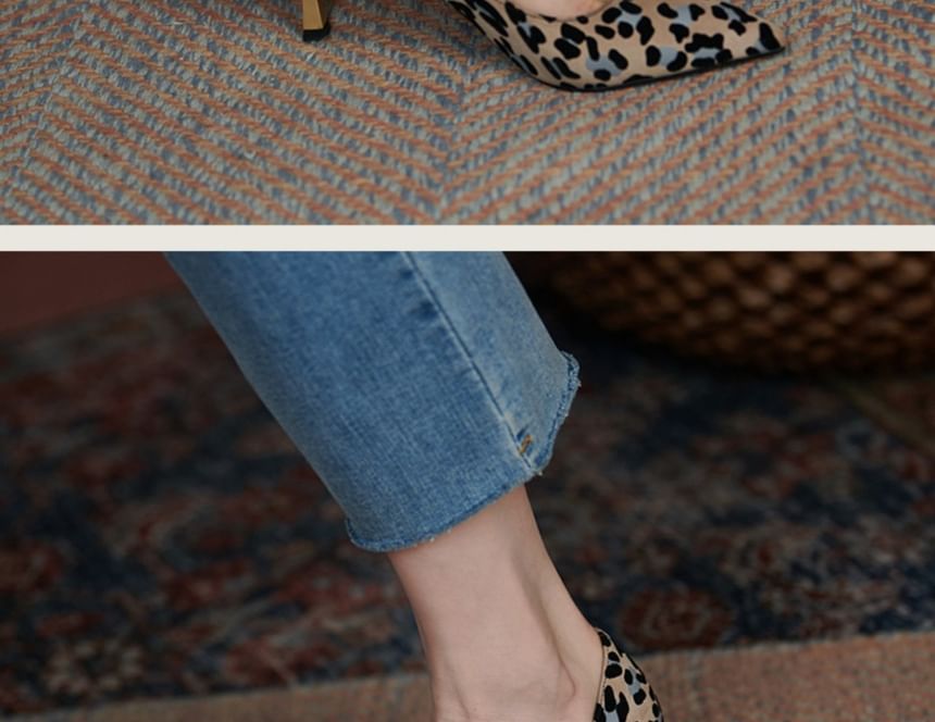 Leopard High Heel Pumps