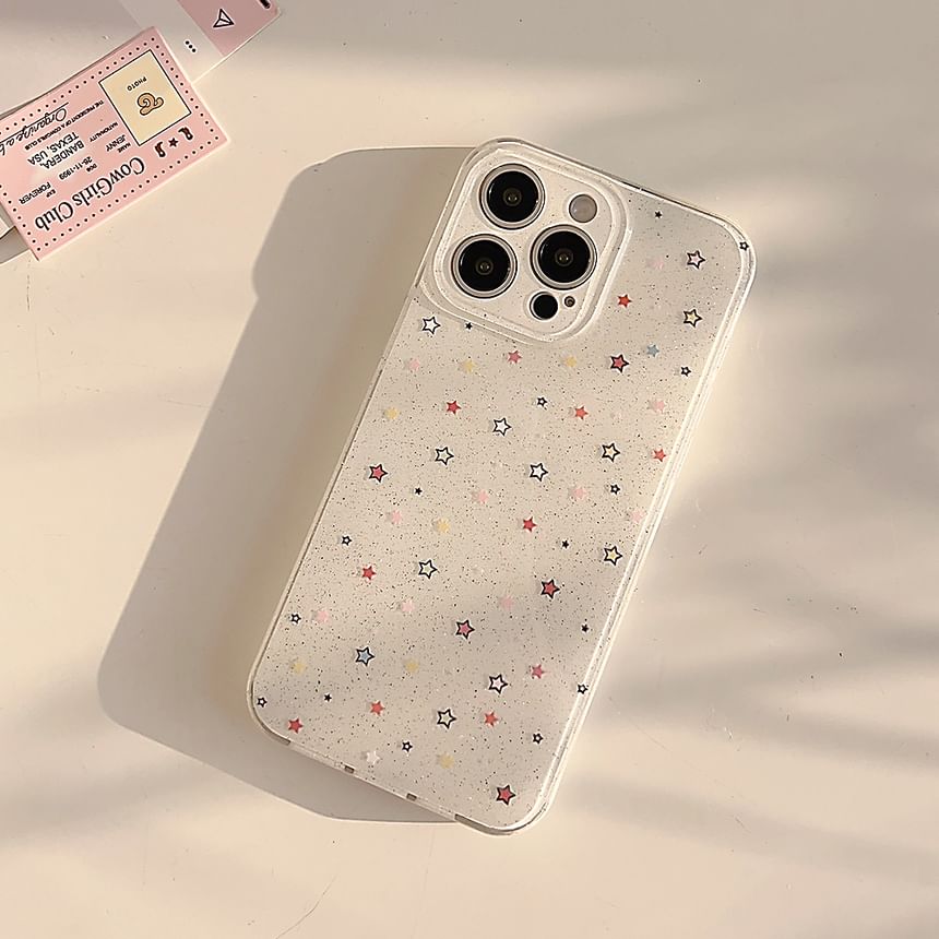 Phone Glitter Case Star