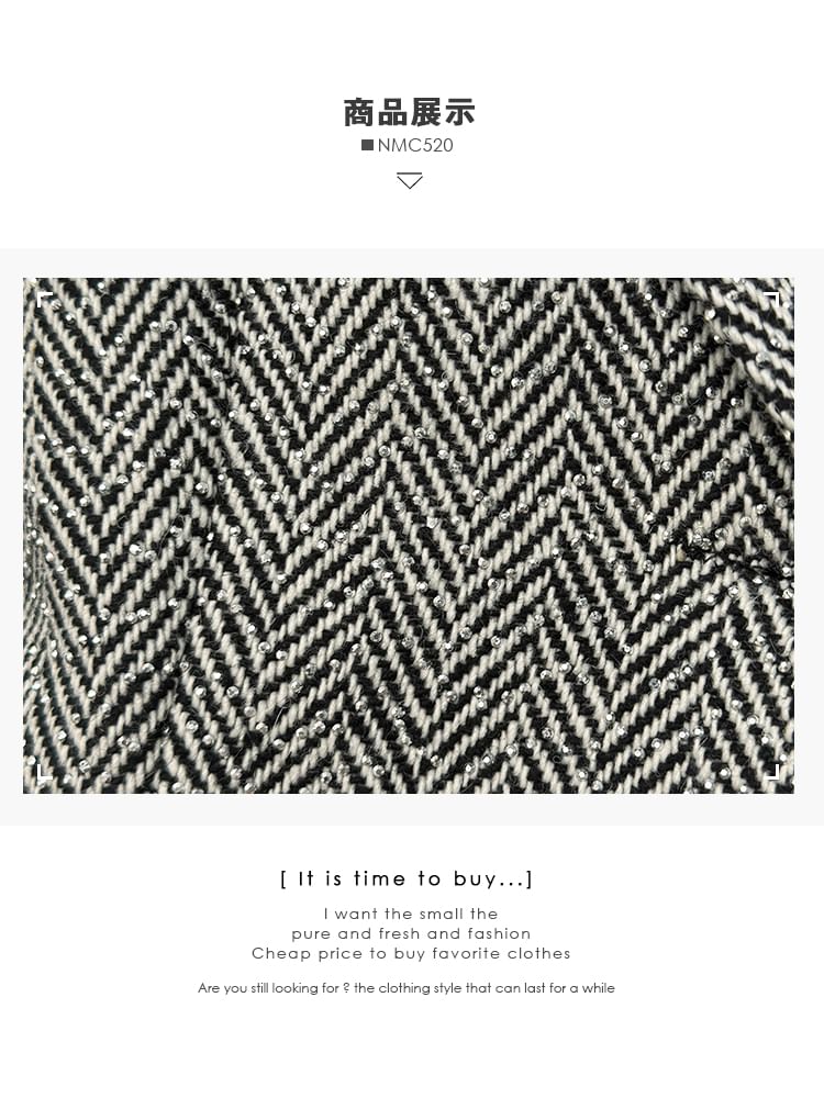 Set: Cropped Lapel Tweed Blazer + High-Waist Dress Shorts