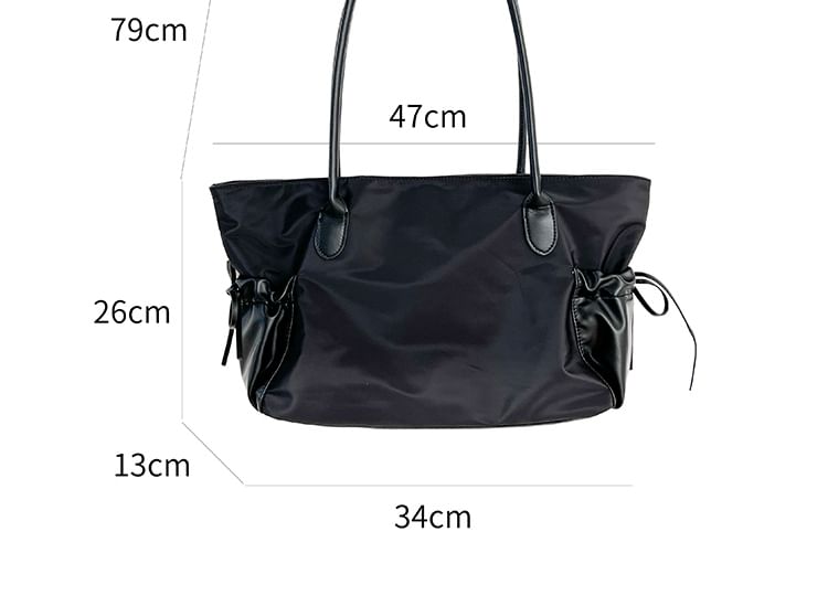 Tote Multi-Pocket Plain Bag