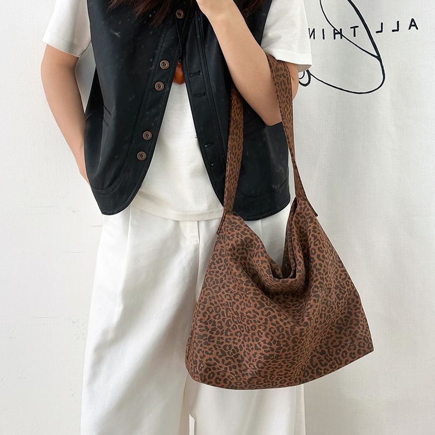 Bag Print Leopard Tote