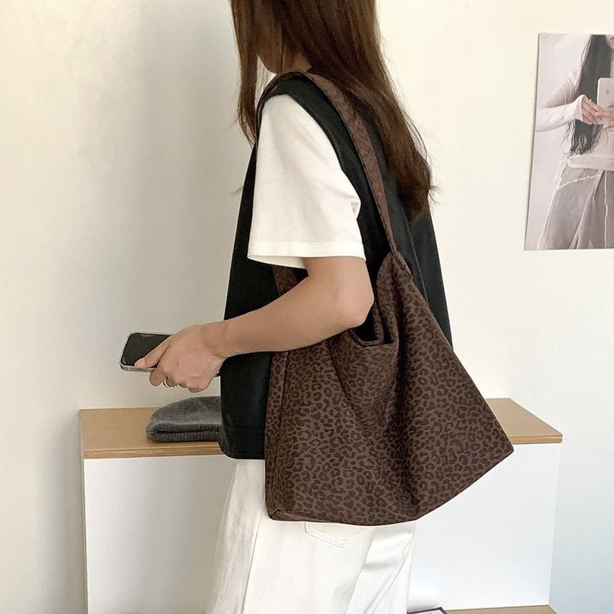 Bag Print Leopard Tote