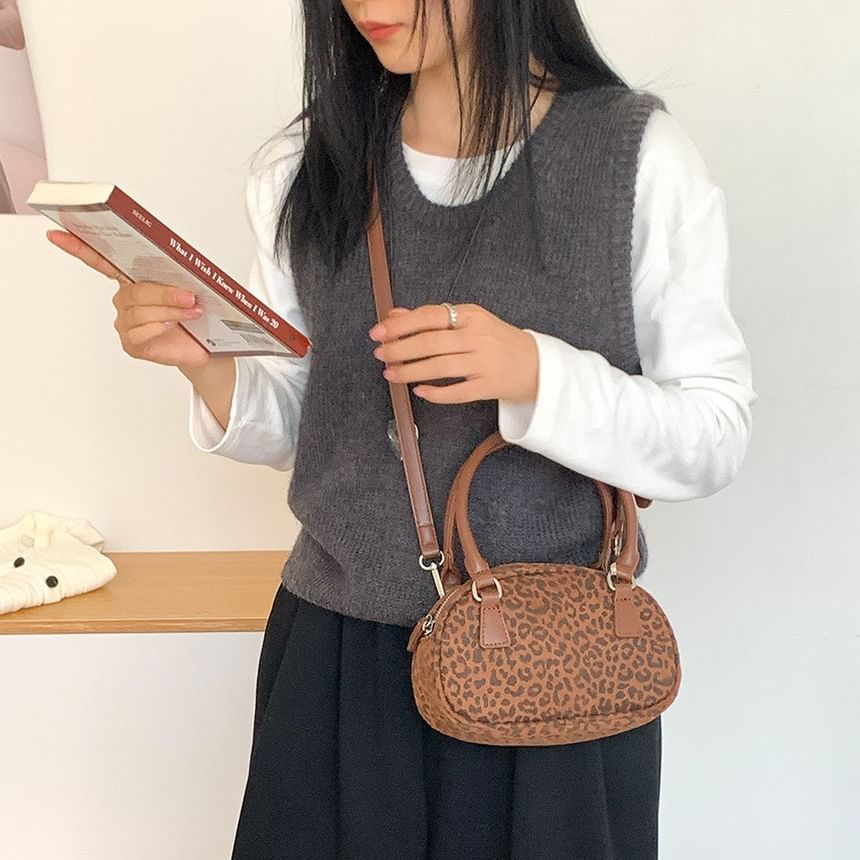 Bag Shoulder Print Leopard