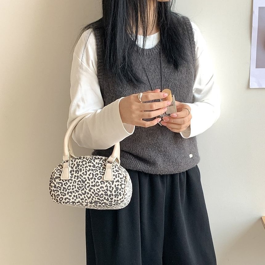 Bag Shoulder Print Leopard