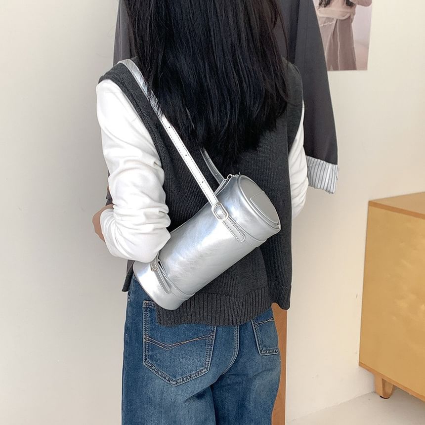 Shoulder Leather Faux Bag