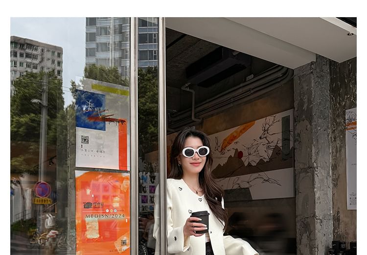 Mary Square Block Pumps Heel Toe Buckle Jane