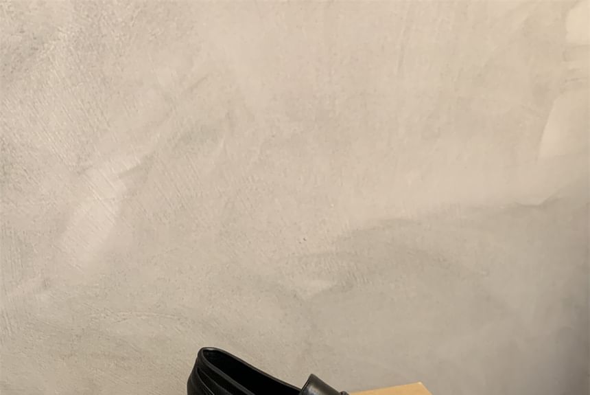 Faux Loafers Patent Penny / Leather