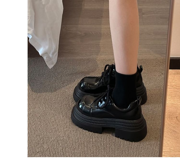 Platform Up Shoes Lace