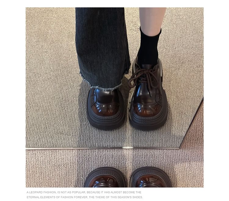 Platform Up Shoes Lace