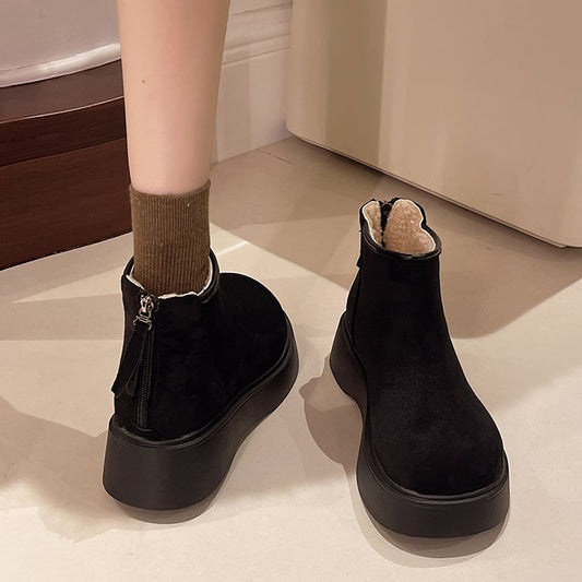 Platform Short Snow Boots