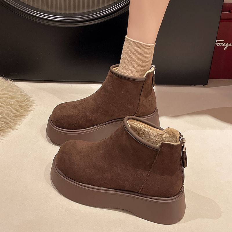 Platform Short Snow Boots