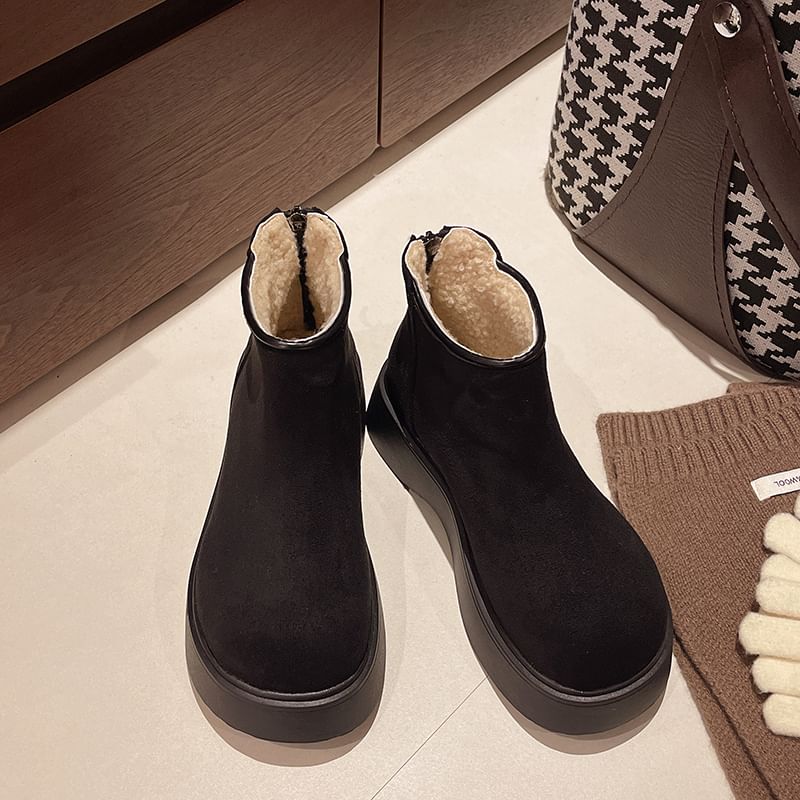 Platform Short Snow Boots