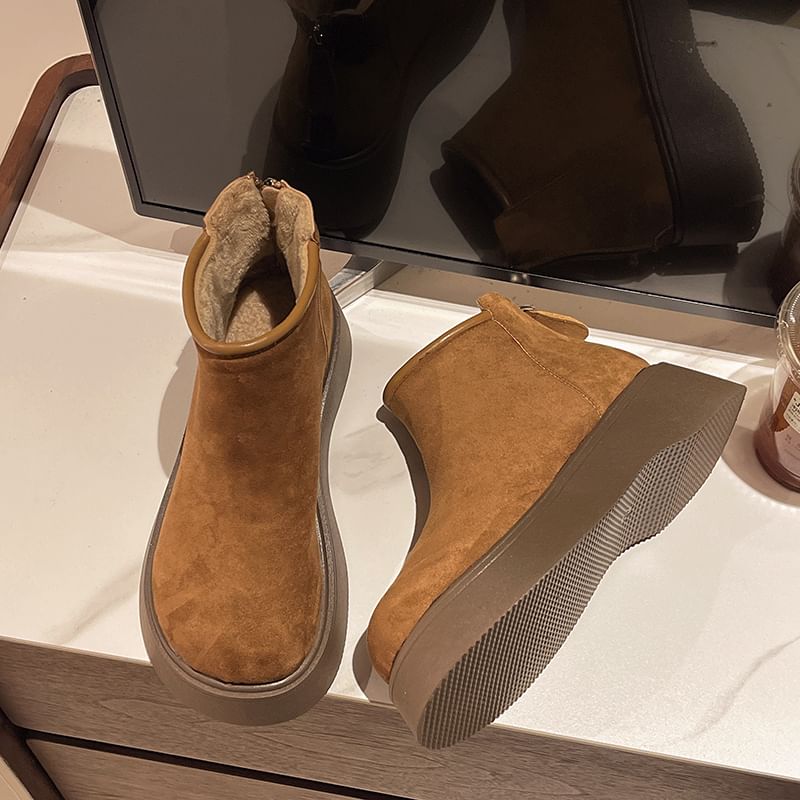 Platform Short Snow Boots