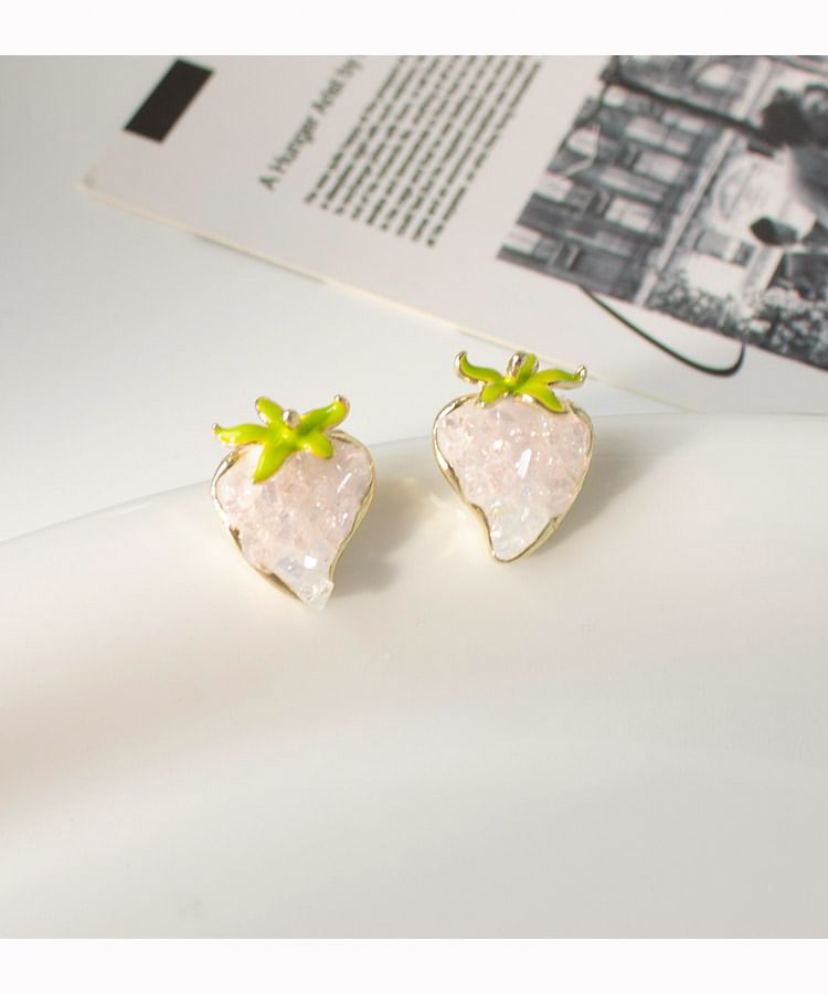 Strawberry Earring / Clip-On Stud