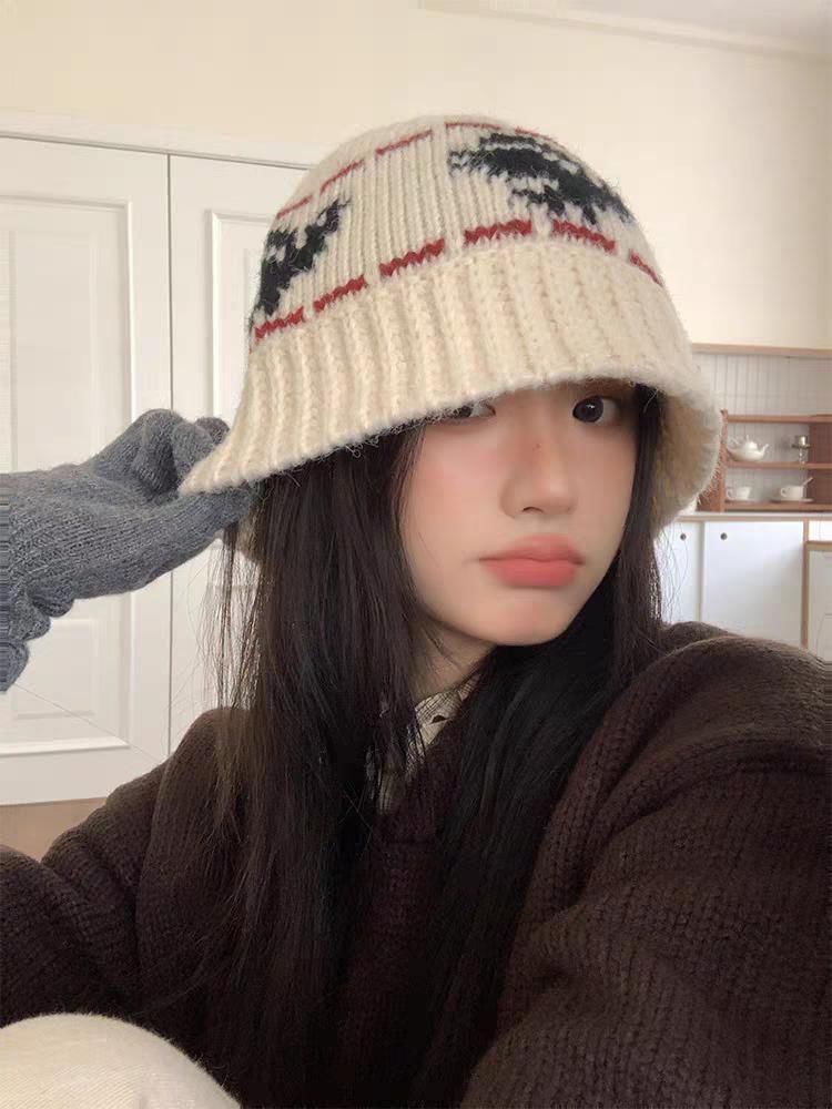 Beanie Patterned Ribbed