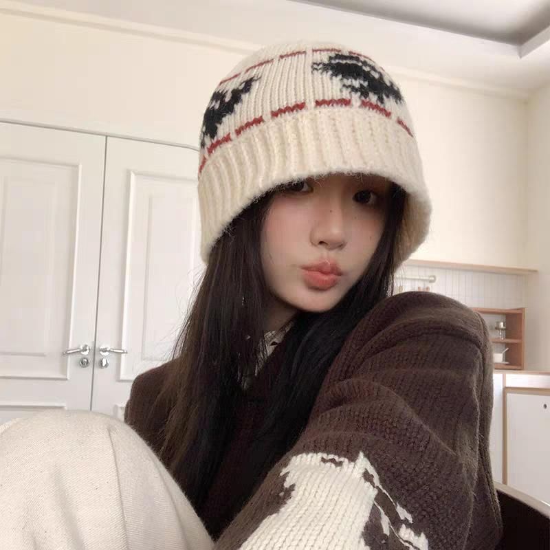 Beanie Patterned Ribbed