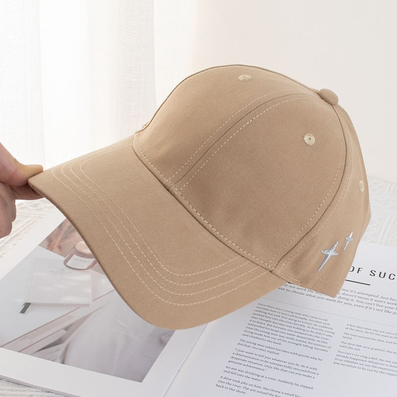 Applique Baseball Star Cap