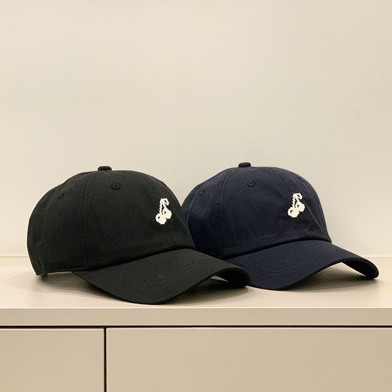 Embroidered Cap Cherry