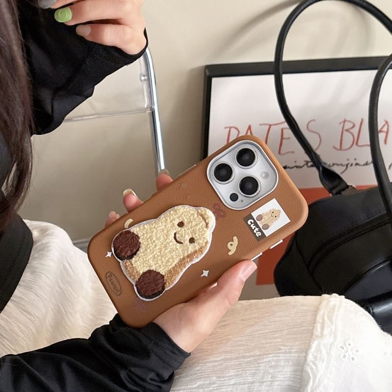 Phone Peanut Embroidered Case
