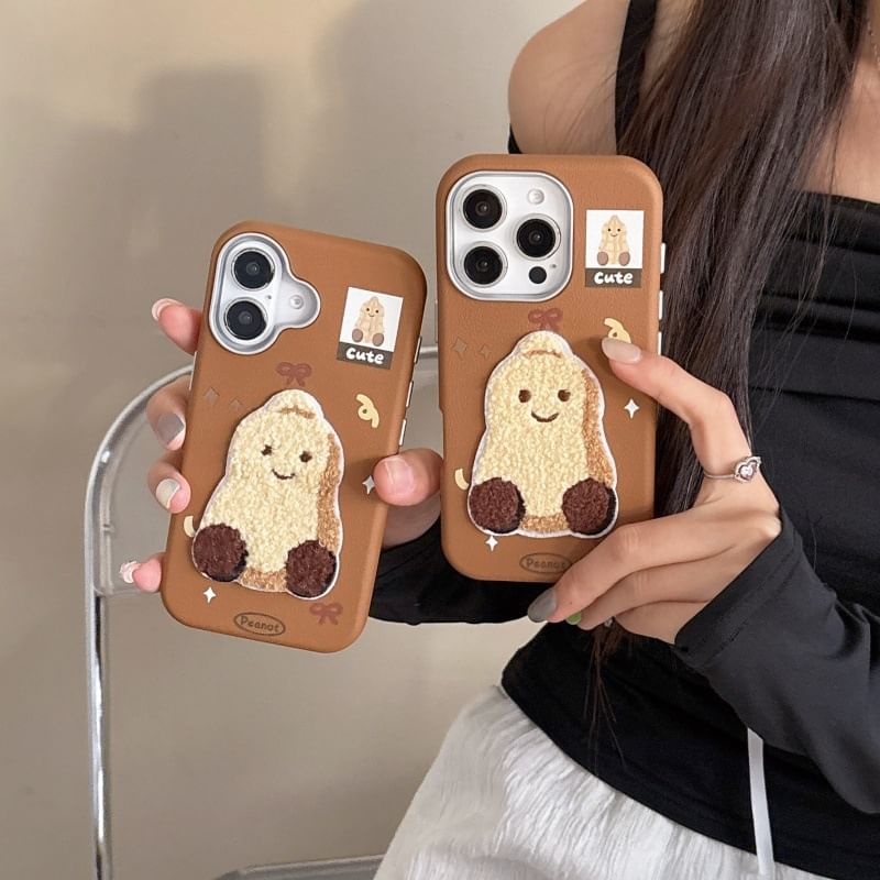 Phone Peanut Embroidered Case