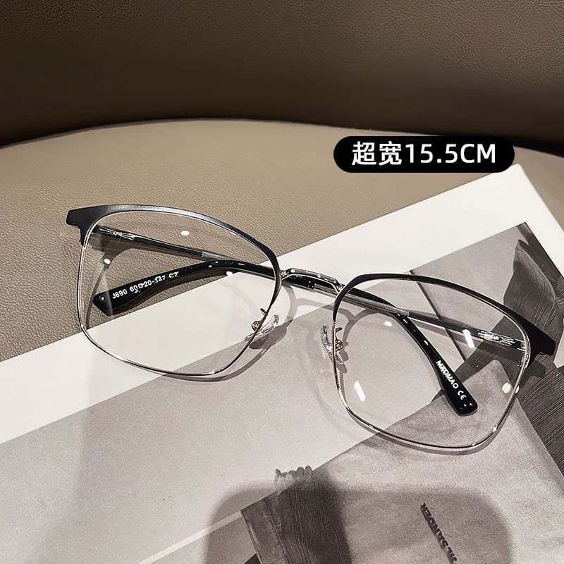 Glasses Square Light Blue Blocking