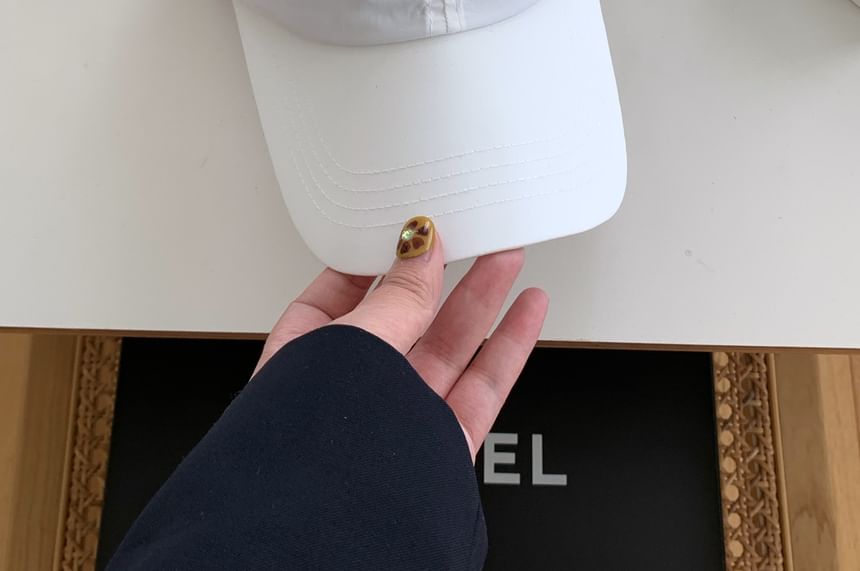 Baseball Embroidered Cap Letter