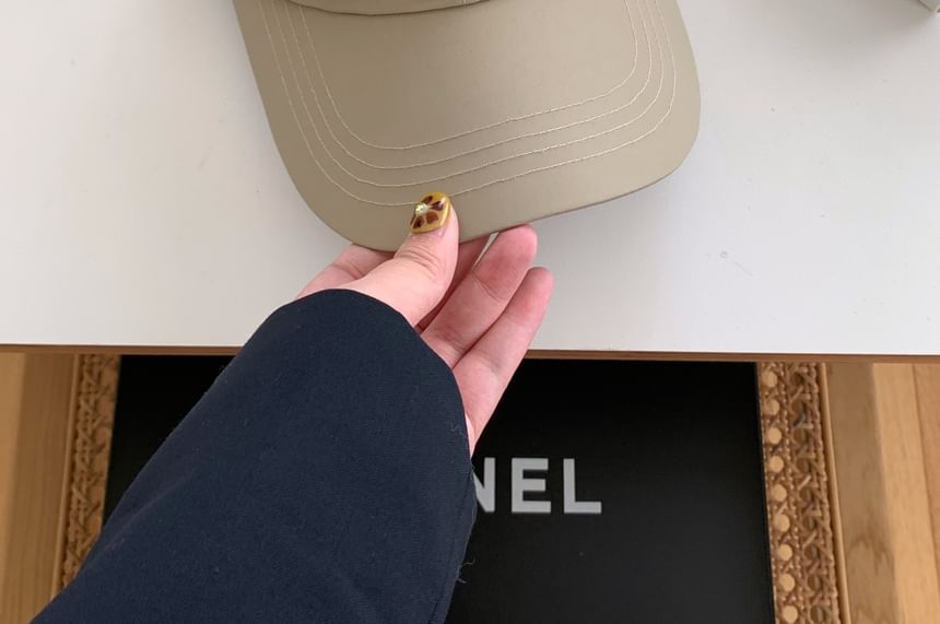 Baseball Embroidered Cap Letter