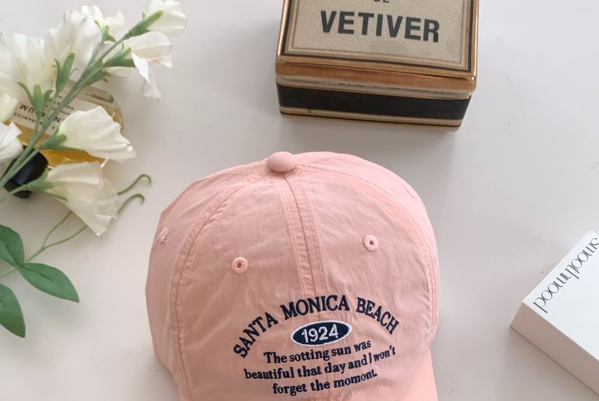 Baseball Embroidered Cap Letter