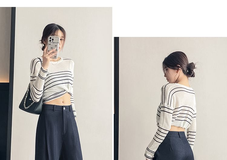 Dress Pants Wide High Leg Waist Plain