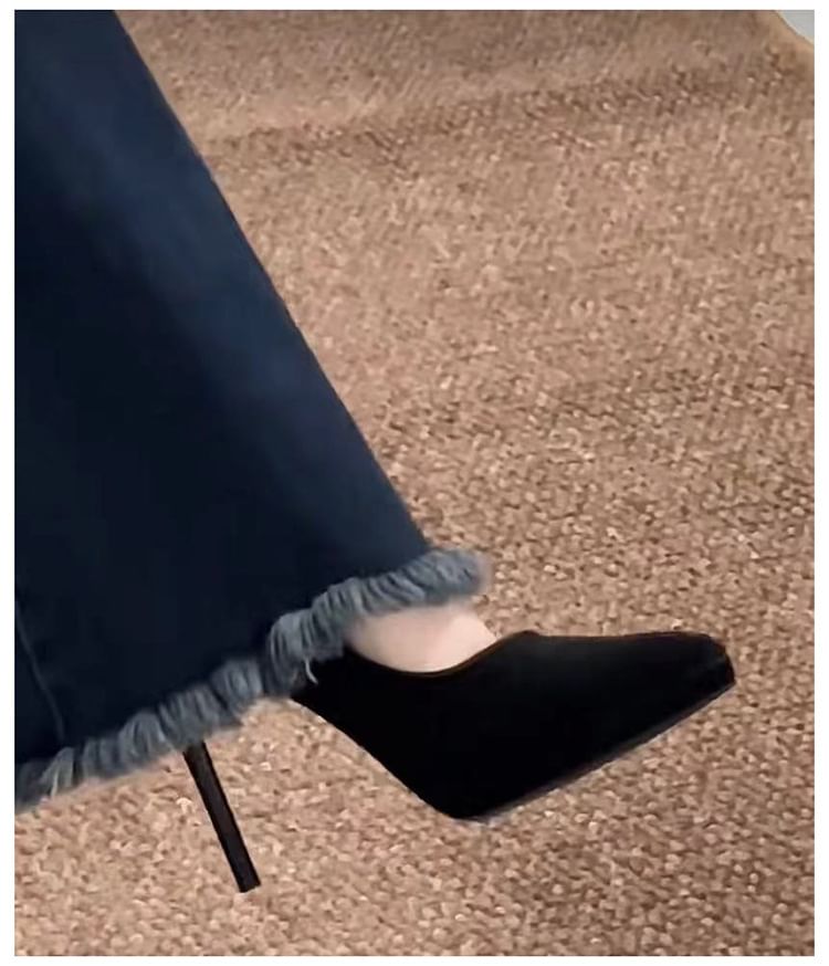 Platform Stiletto Sandals Pointy Heel