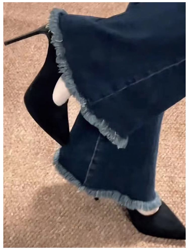 Platform Stiletto Sandals Pointy Heel