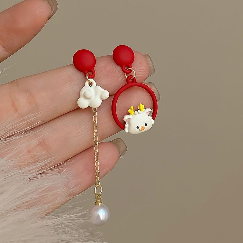 Drop Hook Earring Huggie / Ear Stud