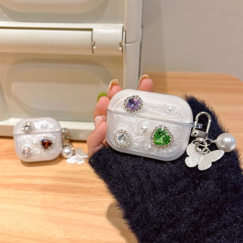 with Rhinestone AirPods / Case Pro Skin Charm Earphone