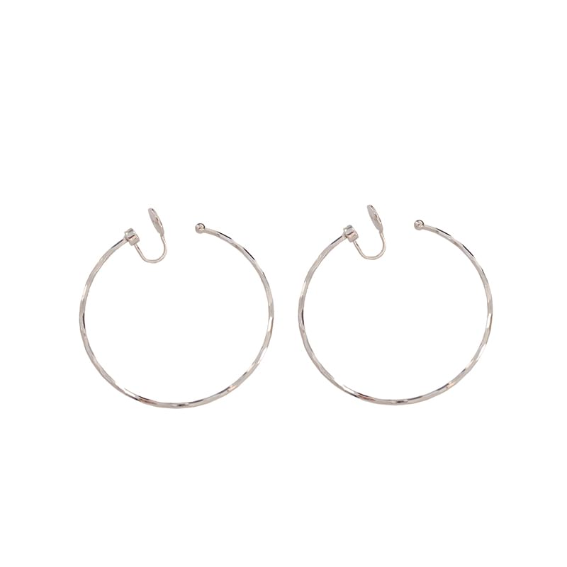 Clip / On Open Hoop Earring