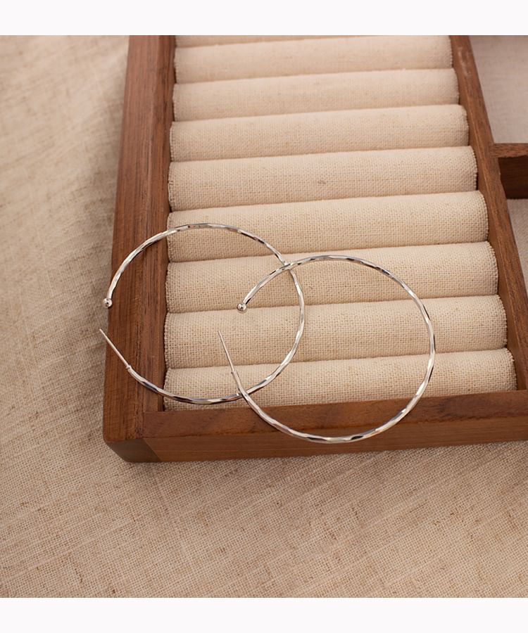 Clip / On Open Hoop Earring