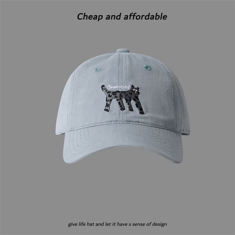 Baseball Cap Cat Embroidered